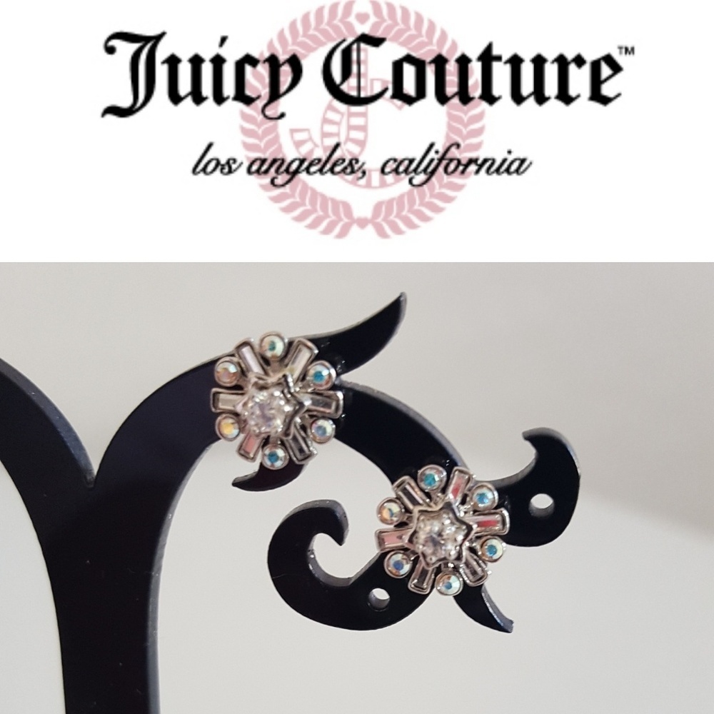Juicy Couture Black Label - Y2K Aurora Borealis Crystal Studs